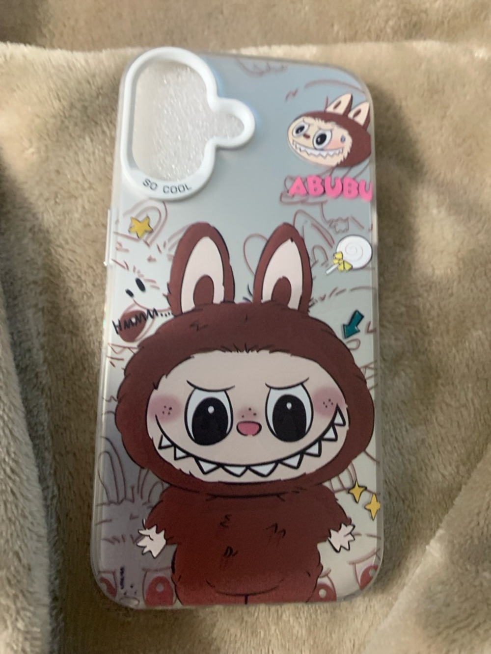 Cute Brown Cartoon Character Phone Case - IPhone 16